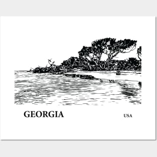 Georgia USA Posters and Art